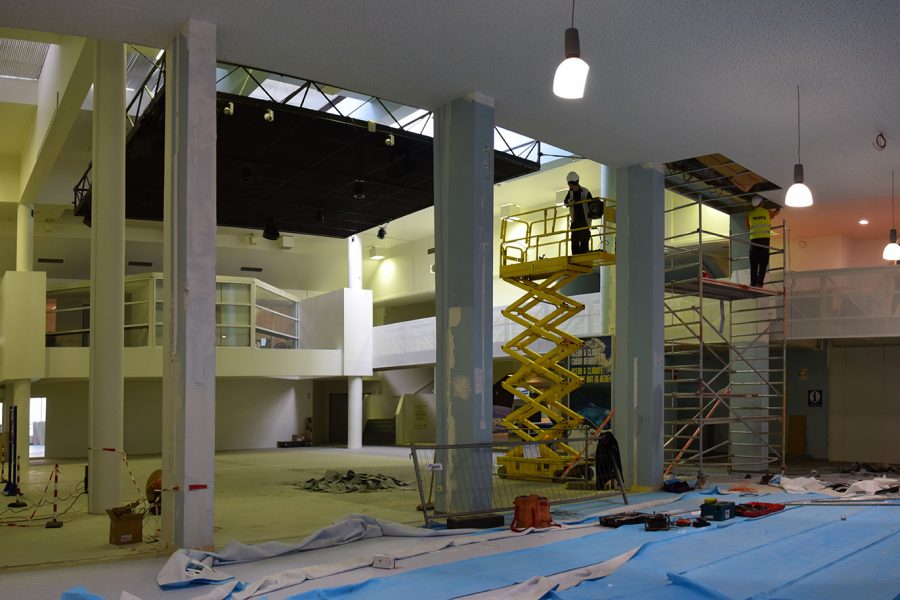 Travaux dans le Hall